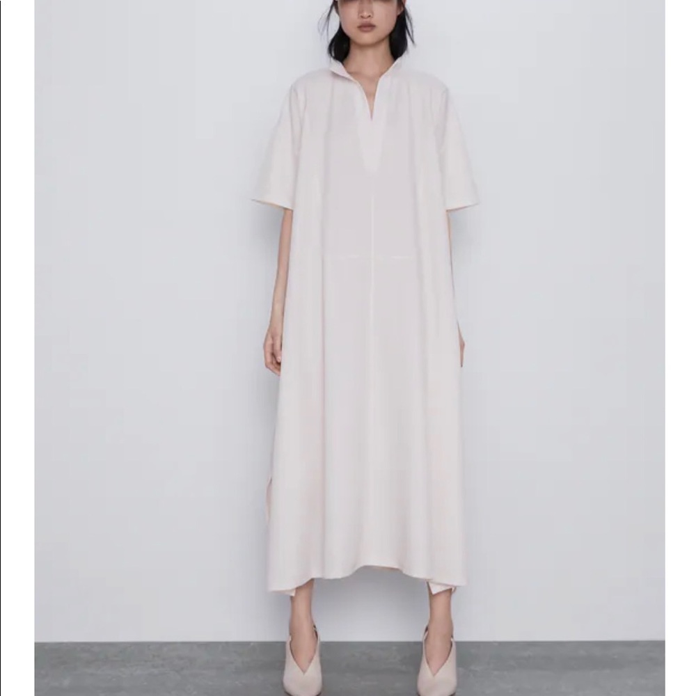NWT Zara oversized shirt dress